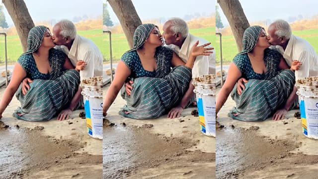 Rajasthan Jaisalmer – Completely naked with old man