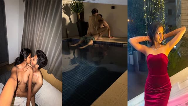 Desi Rich Husband – Poolside Wife Hard Fuck