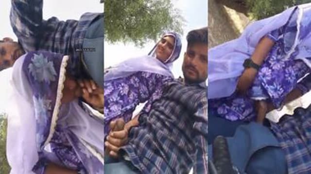 Hot Rajasthani Bhabhi – Outdoor BJ Fucking