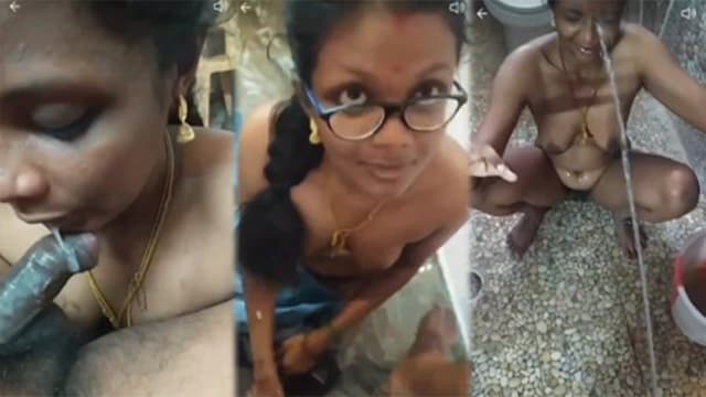 Tamil Young Milky Boobs – Cum and Pee in Wife Mouth Fucking