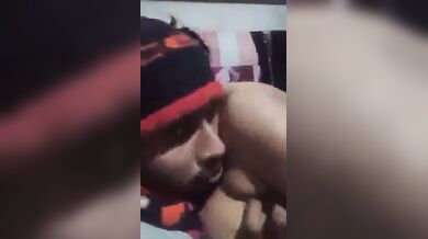 Village Aunty’s Boobs Sucked Lover Blowjob HD