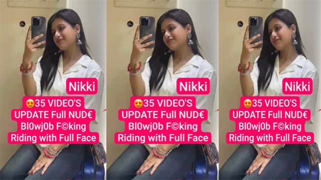 Desi Niharika Nikki Most Blowjob Riding Hard Fuck Full Face