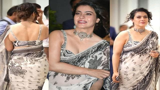 Horny Bollywood Kajol Boob Press Viral Watch